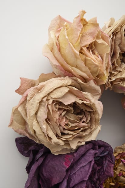 Turner has been collecting and drying various roses to use as specimens for her work for years, so each of...