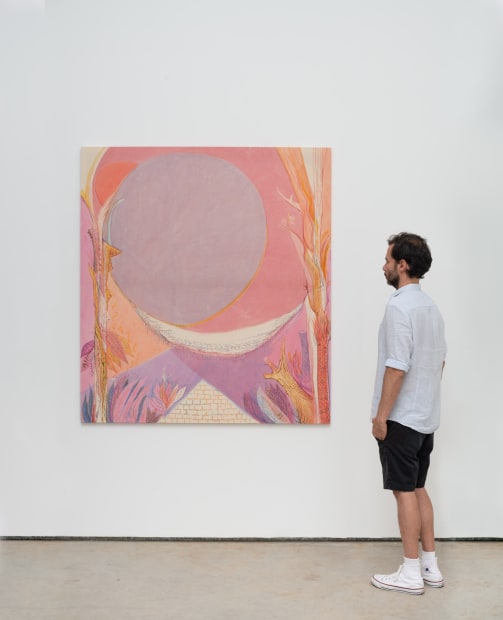 A N D R É S O U S A 'Rede (Eclipse)', 2023 acrílica sobre tecido de algodão acrylic on...