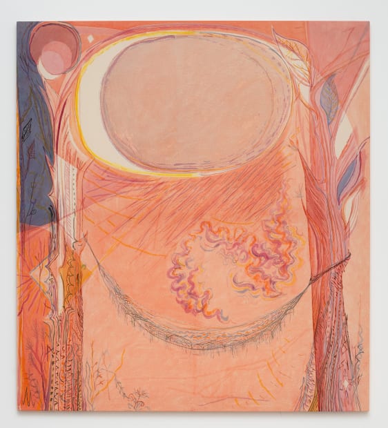 A N D R É S O U S A 'Rede (Lua)', 2023 acrílica sobre tecido de algodão acrylic on...