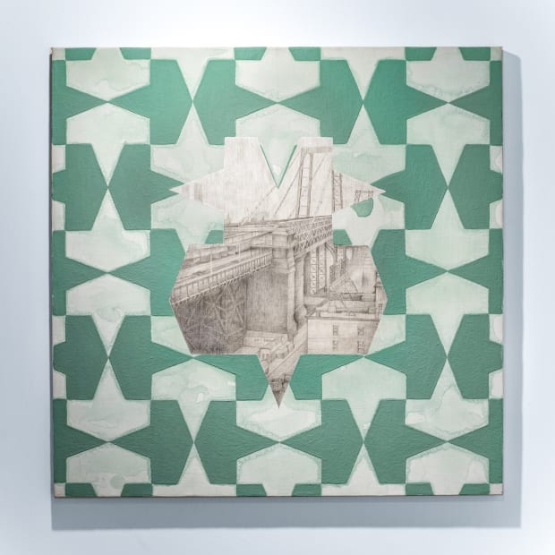 PRANEET SOI, Bird - View across Williamsburg Bridge from Tung Fa Noodle Factory and Bird - View across the Jacob...