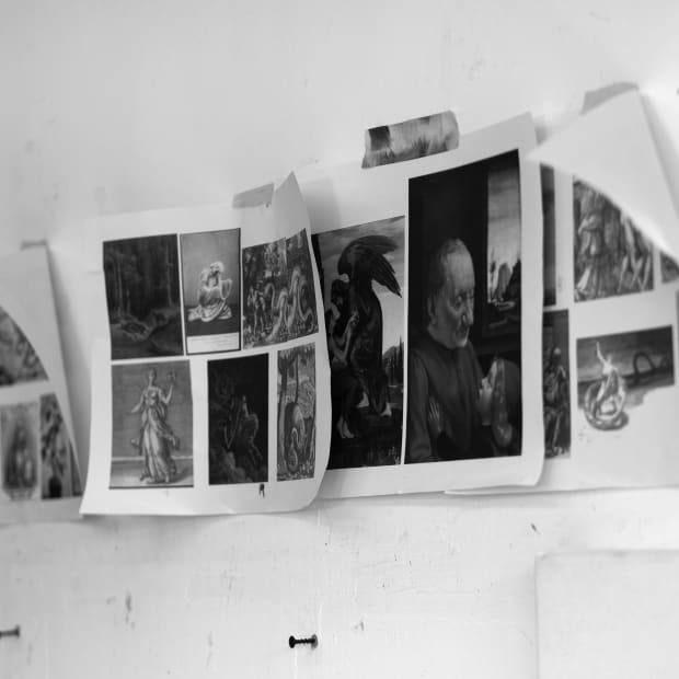 The genesis of the Classical Tale series CHENG's fascination with the enigmatic and imaginative attributes of Renaissance and medieval art...