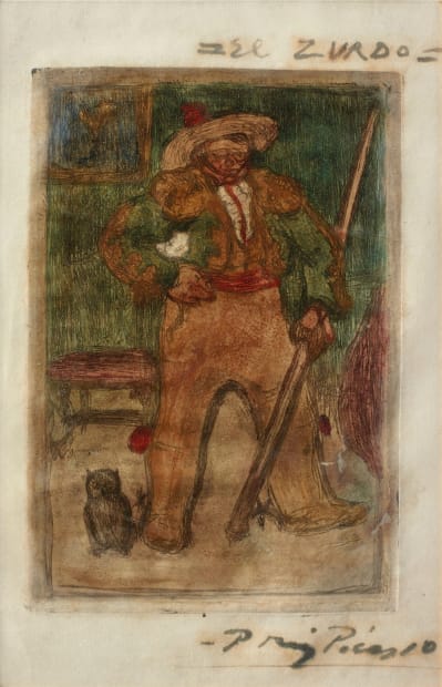 Picasso made Le repas frugal after settling in Paris at a time when his financial situation was troubling. Probably encouraged...