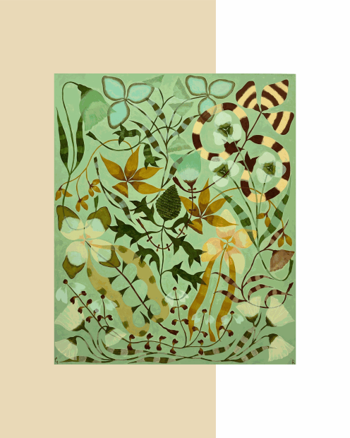 Georgia Beaumont Pulled by Moons of her Own oil on plywood 120 x 100cm paired with BUFF EB: There is...