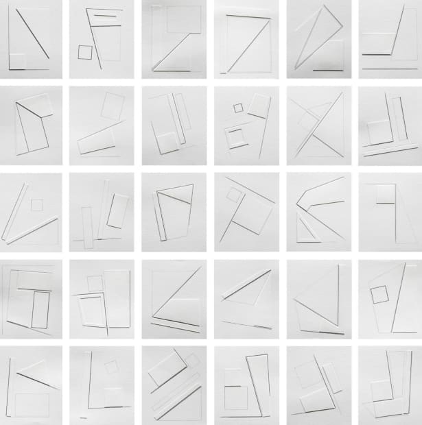 Ankush Safaya Untitled 4.25 x 3.5 Inches Each Graphite pencil on canson Paper ( Set of 30 ) 2017