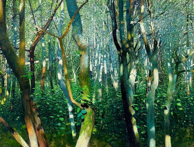 Taking place in two venues at Cromwell Place, the exhibition focusses on a series of spectacular, large-scale canvases contrasting the...