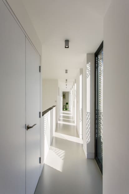 At Kaolin Court, both the Live and Work spaces have large ‘shop’ windows set against a shallow, sheltered water-filled reflecting...