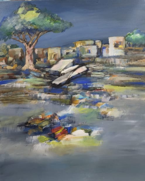 Salim began making art as a child of eight or nine in Bahrain, when school teachers noticed his lines and...