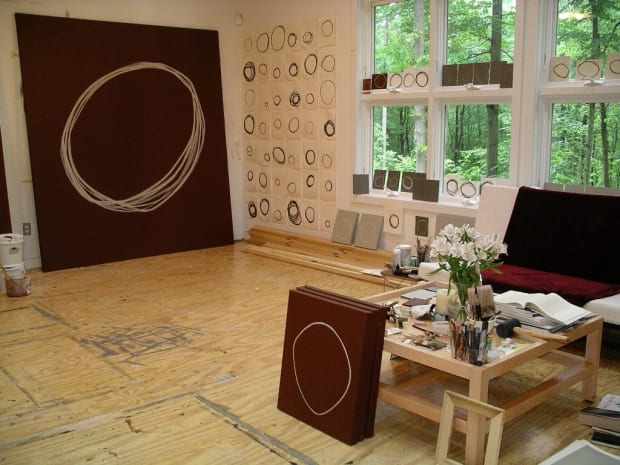 Extract from “The Josef and Anni Albers Foundation Residency” by Emma Hill 2006 “Calinescu recalls arriving after a late spring...