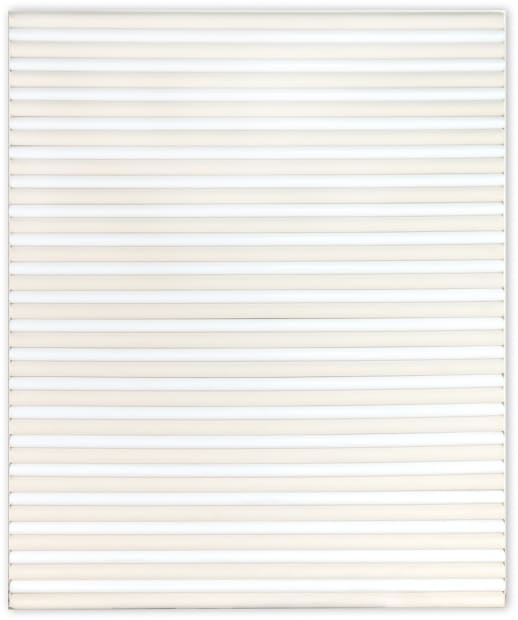 white paneled painting.