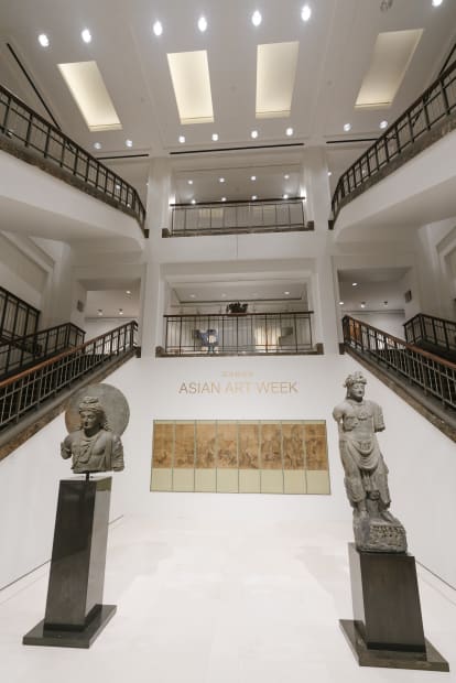 asian art week space entrance.