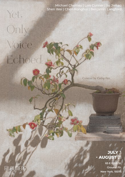 yet only voice echoed exhibition poster.