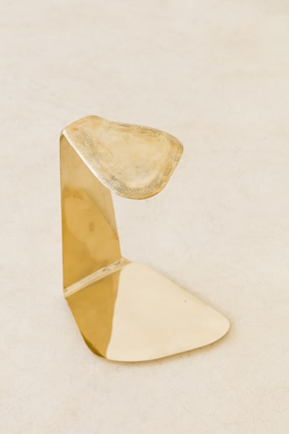 MOSAI SIDE TABLE, 2025 The Mosai Side Table is constructed from sheets of colored glass assembled like a mosaic and...