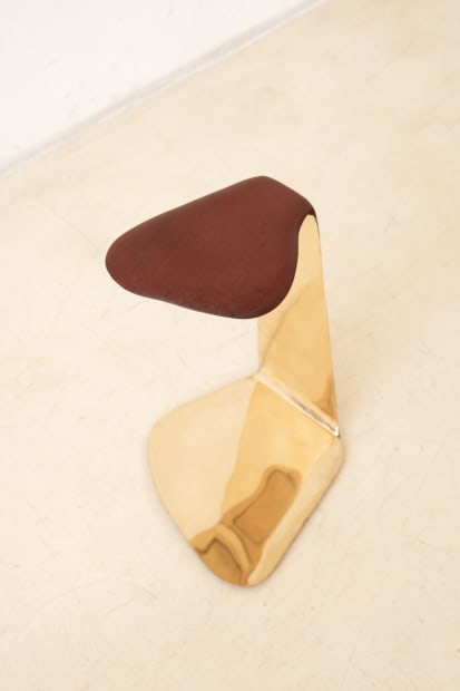 MOSAI SIDE TABLE, 2025 The Mosai Side Table is constructed from sheets of colored glass assembled like a mosaic and...