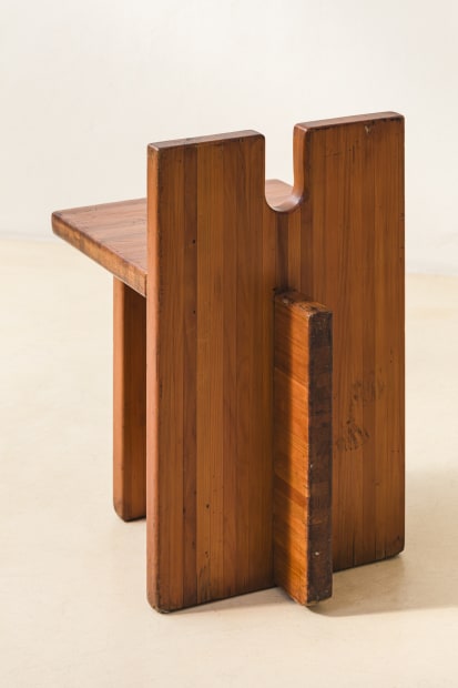 SESC POMPEIA STOOL, 1979-80 This iconic stool was designed by Lina Bo Bardi (1914-1992) and made especially for Sesc Pompeia,...