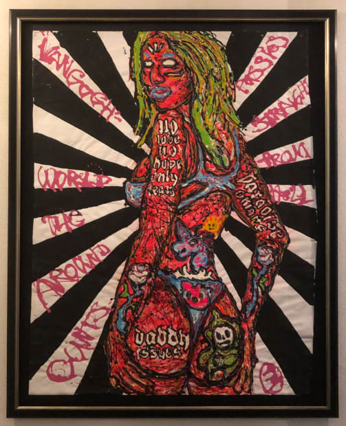 Three beautifully Lieuwe van Gogh framed Artworks in Joop and Hedwigs home.