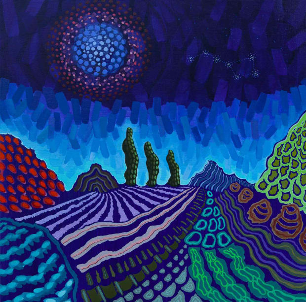 Nature’s wildness is not disorder but a pattern waiting to be revealed. Prince weaves gestural marks and structured compositions to...