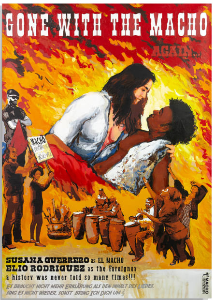 GONE AGAIN 2025 Acrylic on canvas 150 x 85 cm