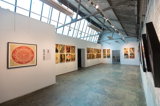 STOLENSPACE, Showcasing established and up and coming artists