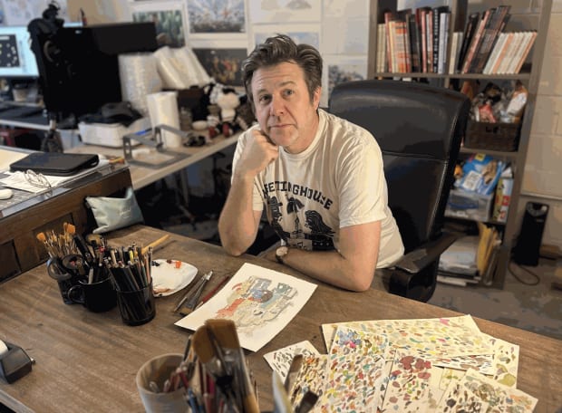 Portrait of artist Scott C.