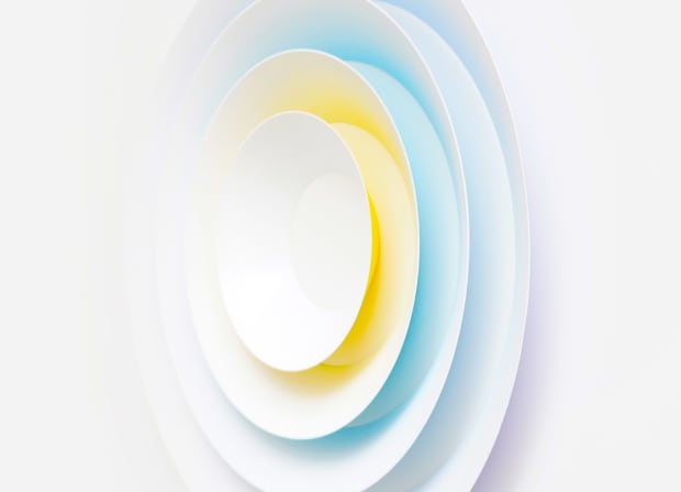 With changing ensembles, Luftwerk&rsquo;s Aurae draw on the color palettes of dawn and dusk, with saturated colors painted on the...