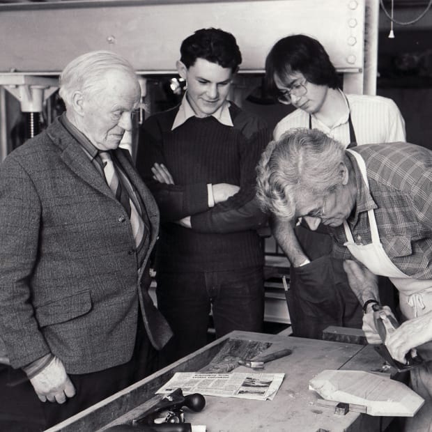Edward Barnsley CBE (1900-1987) was an important furniture-maker. He established his workshop in rural Hampshire in 1923. Since 1980, training...