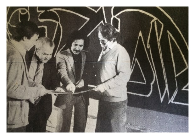 FELLETIN & KR&Ouml;NER - 1981 Mahdaoui creates several large-scale highwarp tapestries (made in Felletin, France and by Ewald Kr&ouml;ner in...