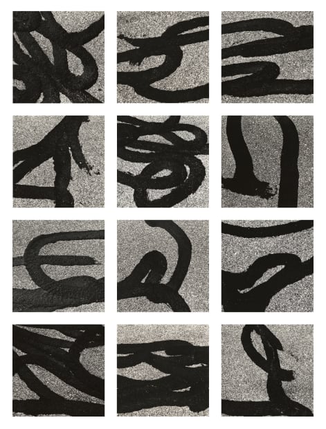 Aaron Siskind (1903-1991) Westport (Grid of 12), 1988 Vintage gelatin silver prints, printed c. 1988 Signed, titled, and dated on...