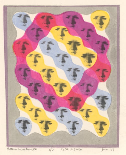 Keith Smith (b. 1938) Pattern Variation VIII, 1966 Silver print and silk screen, printed c. 1966 Signed, titled, numbered, and...