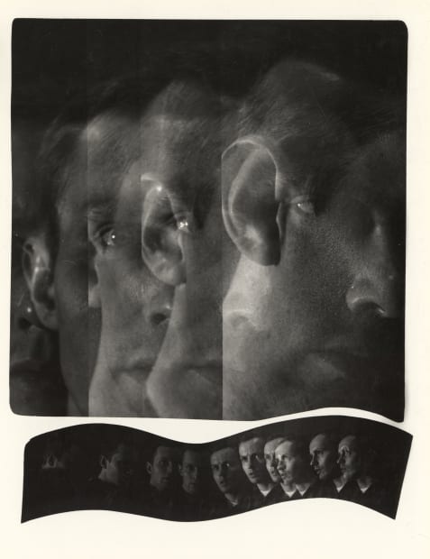 Keith Smith (b. 1938) Multiple Exposure with Remark (a la Picasso Etching), 1966 Gelatin silver print, printed 1966 9 1/2...