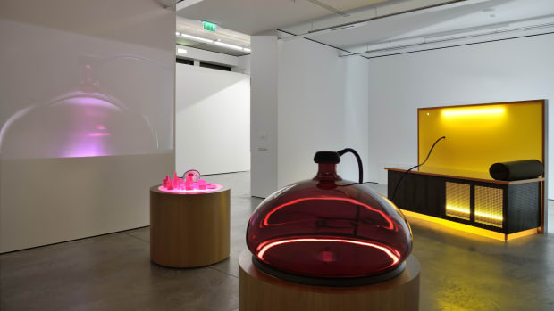 Further interrogating mass culture, KAWS reimagines cartoon characters as postmodern icons. Like Warhol’s Campbell’s Soup Cans, his work captures the...