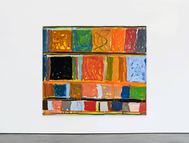 Stanley Whitney. Untitled, 1999, Oil on linen, 184,2 x 216 cm / 72,5 x 85 in