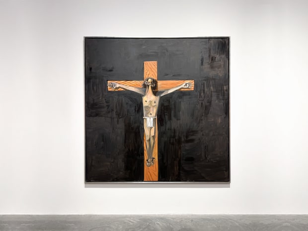 Dismas, 2007 Oil on canvas 217,9 x 218,4 cm A fine example of Condo's dramatic intensity – the work 'Dismas'...