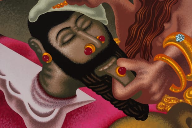 Sardanapalus, 2005 Acrylic and oil on canvas 198 x 218,4 cm 'Sardanapalus', 2005 by Peter Saul is an appropriation and...