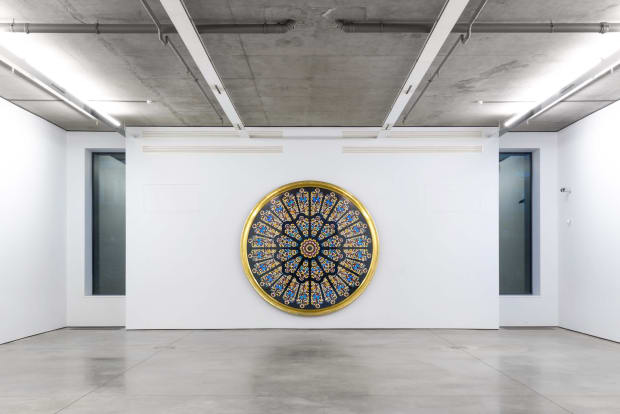 Among his most iconic series, The Rose Window, Durham Cathedral (2008) exemplifies Hirst’s monumental Butterfly Paintings. Thousands of iridescent tropical...