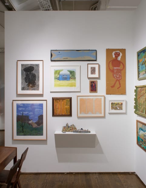 Works by Robert Rapson Alan Constable José Nuñez Evelyn Reyes Guadalupe Ramos Madge Gill Jimmy Lee Sudduth Sykora Rafaelo