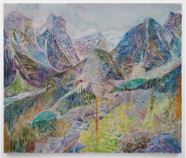 Colin Brant makes oil paintings on canvas, in a range of sizes from handheld to the scale of his outstretched...