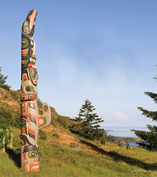 Totem Pole History Totem poles, each carved from a single trunk, are among the largest works created by Northwest Coast...