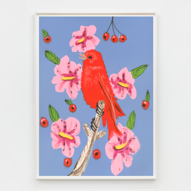 Ann Craven, Red Song, 2025