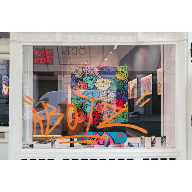 Join us this Thursday (11 july) to see Abotz painting live in Red Eight Gallery