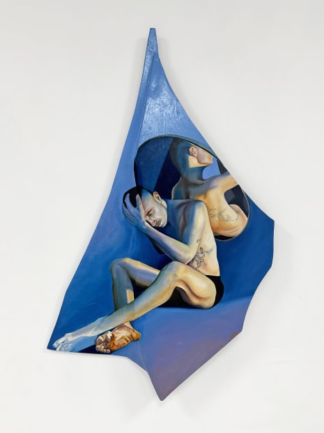 Emily Hana 'Simulacrum' solo exhibition opening night, 20th March