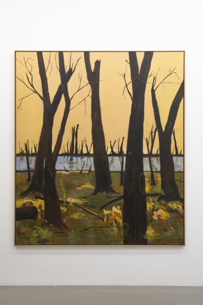 Uwe Wittwer Strom (Stream), 2023 Oil on canvas 195 x 170 cm (76 ¾ x 66 ⅞ in.) 197.5 x...