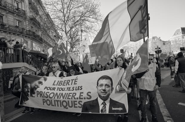 Protest Against the Coup in Türkiye, Place de la République – Paris, France – March 29, 2025