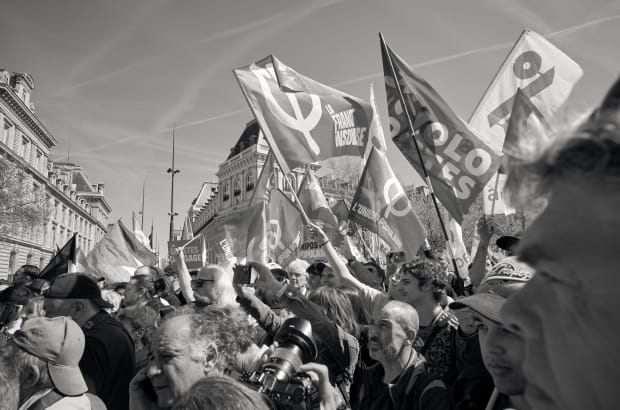 Rally against the far right and in defense of the rule of law, Place de la République, Paris, France -...