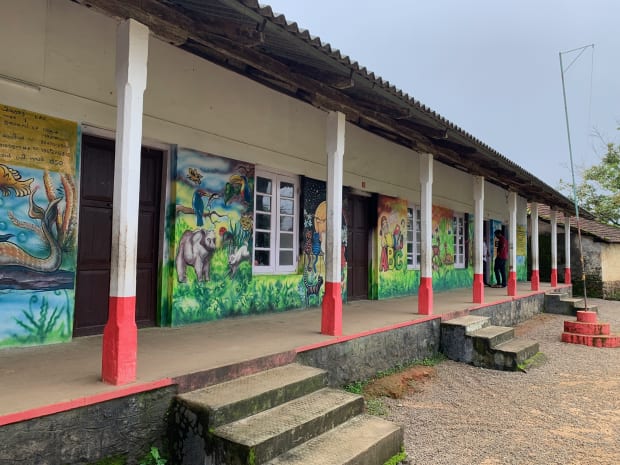 Wall Art Project at Local School of Pullikkanam, Vagamon