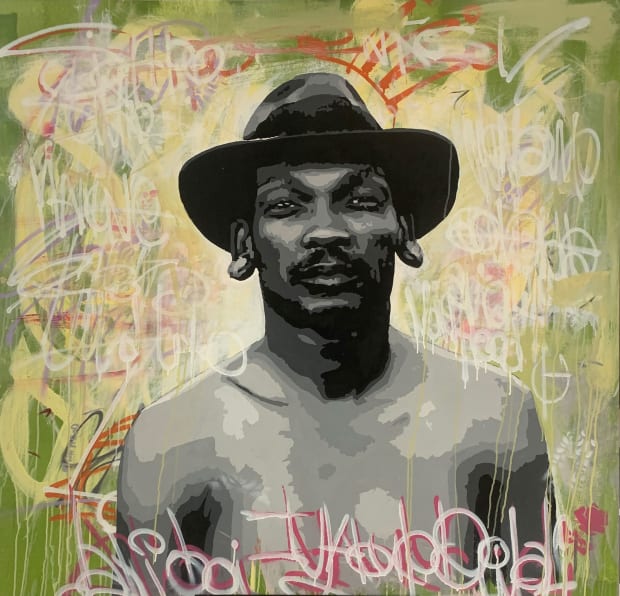 You use graffiti significantly in your works. I have two questions in relation to this. Q: How important is contemporary...