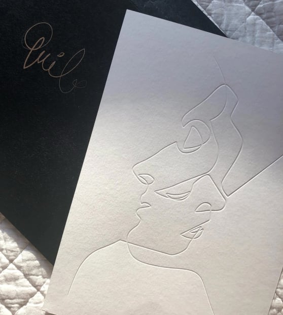 'The theme in my art is always connection—the way one line, uninterrupted, can connect everything in a piece. It reflects...