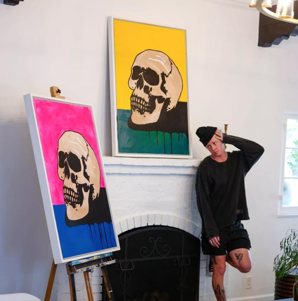 'My whole life I was the surfer/athlete and all of a sudden I picked up art. A new me was...