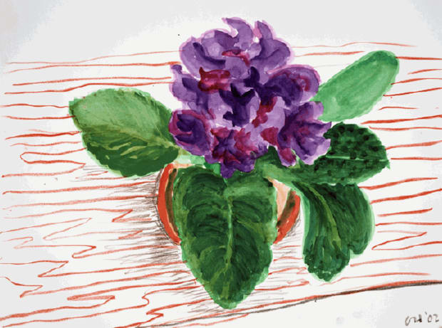 In the early 2000s, David Hockney's work took on a new direction, influenced by East Asian painting techniques, particularly in...