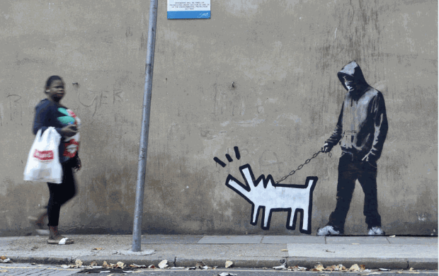 Choose Your Weapon first appeared in October 2010 on the side of The Grange Pub in Bermondsey, London. Initially boarded...