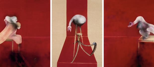 Francis Bacon, Second Version of Triptych 1944, 1988.